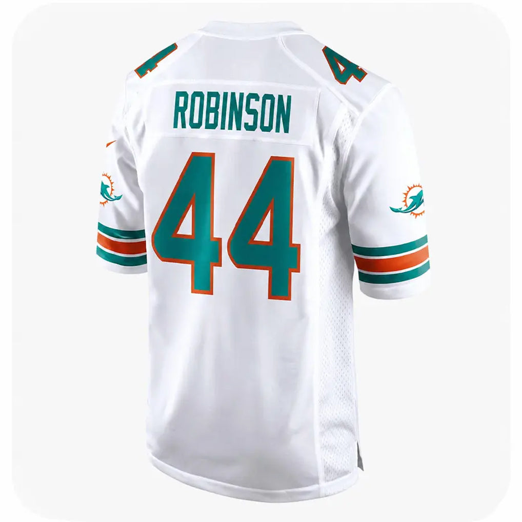 Choea M.Dolphins #44 Chop Robinson Player White Limited Home Game Stitched Jerseys