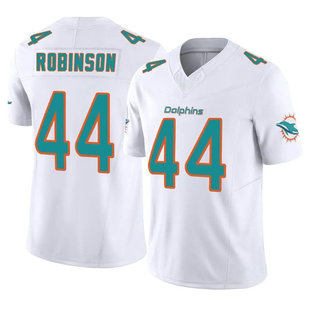 Choea M.Dolphins #44 Chop Robinson Player White Limited Vapor F.U.S.E. Home Game Stitched Jerseys