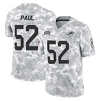 Choea M.Dolphins #52 Patrick Paul Player Arctic Camo Salute To Service Limited Game Stitched Jerseys