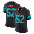 Choea M.Dolphins #52 Patrick Paul Player Black Limited Pitch Rivalries Collection Home Game Stitched Jerseys
