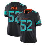 Choea M.Dolphins #52 Patrick Paul Player Black Limited Pitch Rivalries Collection Home Game Stitched Jerseys