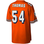 Choea M.Dolphins #54 Zach Thomas Mitchell & Ness Orange Legacy Replica Stitched Puhic Jersey