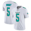Choea M.Dolphins #5 Jaylen Wright Player White Limited Vapor Untouchable Home Game Stitched Jerseys