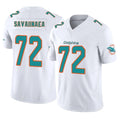 Choea M.Dolphins #72 Jonah Savaiinaea Player White Limited Vapor F.U.S.E. Home Game Stitched Jerseys