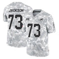 Choea M.Dolphins #73 Austin Jackson Player Arctic Camo Salute To Service Limited Game Stitched Jerseys