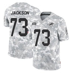 Choea M.Dolphins #73 Austin Jackson Player Arctic Camo Salute To Service Limited Game Stitched Jerseys