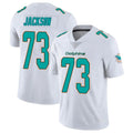 Choea M.Dolphins #73 Austin Jackson Player White Limited Vapor Untouchable Home Game Stitched Jerseys