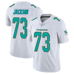 Choea M.Dolphins #73 Austin Jackson Player White Limited Vapor Untouchable Home Game Stitched Jerseys