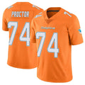 Choea M.Dolphins #74 Kadyn Proctor Player Orange Limited Home Game Stitched Jerseys