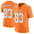 Choea M.Dolphins #83 Kevin Coleman Jr. Player Orange Limited Home Game Stitched Jerseys