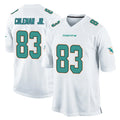 Choea M.Dolphins #83 Kevin Coleman Jr. Player White Home Game Stitched Jerseys