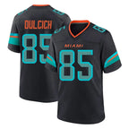 Choea M.Dolphins #85 Greg Dulcich Player Black Pitch Rivalries Collection Home Game Stitched Jerseys