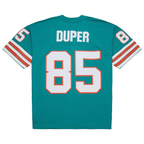 Choea M.Dolphins #85 Mark Duper Mitchell & Ness Aqua Legacy Replica Jersey