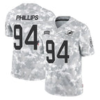 Choea M.Dolphins #94 Jordan Phillips Player Arctic Camo Salute To Service Limited Game Stitched Jerseys