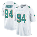 Choea M.Dolphins #94 Jordan Phillips Player White Home Game Stitched Jerseys