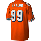 Choea M.Dolphins #99 Jason Taylor Mitchell & Ness Orange Big & Tall 2004 Retired Player Replica Jersey
