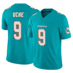 Choea M.Dolphins #9 Joshua Uche Player Aqua Limited Vapor F.U.S.E. Home Game Stitched Jerseys