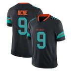 Choea M.Dolphins #9 Joshua Uche Player Black Limited Pitch Rivalries Collection Home Game Stitched Jerseys