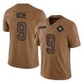 Choea M.Dolphins #9 Joshua Uche Player Brown Salute To Service Limited Stitched Jerseys