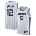 Choea M.Grizzlies #12 Ja Morant White 2025-2026 Swingman Stitched Jerseys- City Edition