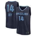 Choea M.Grizzlies #14 Zach Edey Navy Draft Fast Break Player Stitched Jerseys- Icon Edition