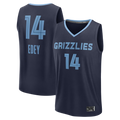 Choea M.Grizzlies #14 Zach Edey Navy Fast Break Replica Stitched Jerseys- Icon Edition