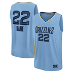 Choea M.Grizzlies #22 Desmond Bane Light Blue Fast Break Replica Player Stitched Jerseys- Statement Edition