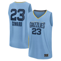 Choea M.Grizzlies #23 Cedric Coward Light Blue Fast Break Replica Player Stitched Jerseys- Statement Edition