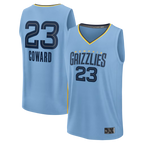 Choea M.Grizzlies #23 Cedric Coward Light Blue Fast Break Replica Player Stitched Jerseys- Statement Edition