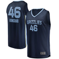 Choea M.Grizzlies #46 John Konchar Navy Fast Break Replica Stitched Jerseys- Icon Edition