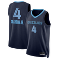 Choea M.Grizzlies #4 Walter Clayton Jr. Navy Swingman Stitched Jerseys- Icon Edition