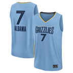 Choea M.Grizzlies #7 Santi Aldama Light Blue Fast Break Replica Player Stitched Jerseys- Statement Edition
