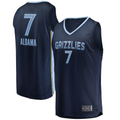 Choea M.Grizzlies #7 Santi Aldama Navy Fast Break Replica Stitched Jerseys- Icon Edition