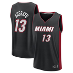 Choea M.Heat #13 Bam Adebayo Black Fast Break Replica Jerseys - Icon Edition