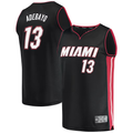 Choea M.Heat #13 Bam Adebayo Black Fast Break Replica Player Jerseys - Icon Edition