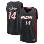Choea M.Heat #14 Tyler Herro Black Fast Break Replica Player Jerseys - Icon Edition