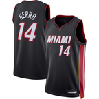 Choea M.Heat #14 Tyler Herro Black Swingman Jerseys - Icon Edition
