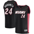 Choea M.Heat #24 Haywood Highsmith Black 2021-2022 Fast Break Replica Jerseys - Icon Edition