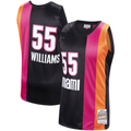 Choea M.Heat #55 Jason Williams Mitchell & Ness Black 2005-2006 Hardwood Classics Swingman Jerseys