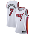 Choea M.Heat #7 Giannis Antetokounmpo White Swingman Jerseys - Association Edition