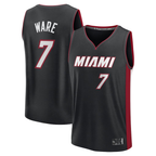 Choea M.Heat #7 Kel'el Ware Black Fast Break Replica Player Jerseys - Icon Edition