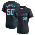 Choea M.Marlins #50 Agustin Ramirez Player Black City Connect Home Limited Elite Stitched Jerseys