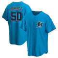 Choea M.Marlins #50 Agustin Ramirez Player Blue Home Game Stitched Jerseys