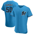 Choea M.Marlins #50 Agustin Ramirez Player Blue Home Limited Elite Stitched Jerseys