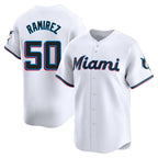 Choea M.Marlins #50 Agustin Ramirez Player White  Home Limited Stitched Jerseys