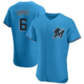 Choea M.Marlins #6 Otto Lopez Player Blue Home Limited Elite Stitched Jerseys