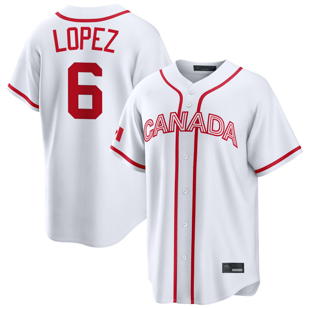 Choea M.Marlins #6 Otto Lopez Player White 2026 World Classic Home Pick-A-Player Stitched Jerseys