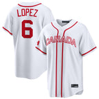 Choea M.Marlins #6 Otto Lopez Player White 2026 World Classic Home Pick-A-Player Stitched Jerseys