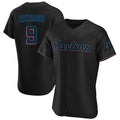 Choea M.Marlins #9 Xavier Edwards Player Black Home Limited Elite Stitched Jerseys
