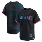 Choea M.Marlins Blank Player Black City Connect Home Limited Stitched Jerseys